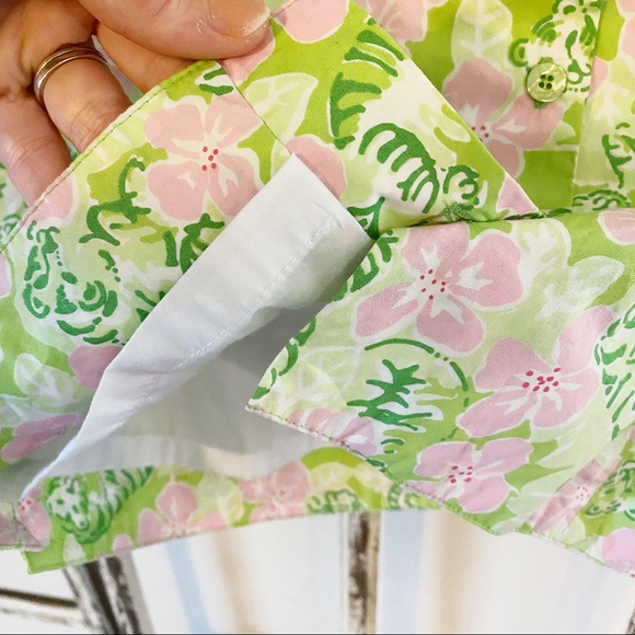 Vintage Lilly Pulitzer Tiger High Neck Tank Top - Picture 8 of 8